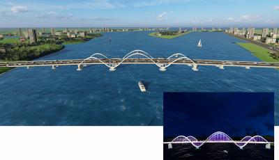 Thiết kế cho các cầu Cửa Lục 1 và 3.